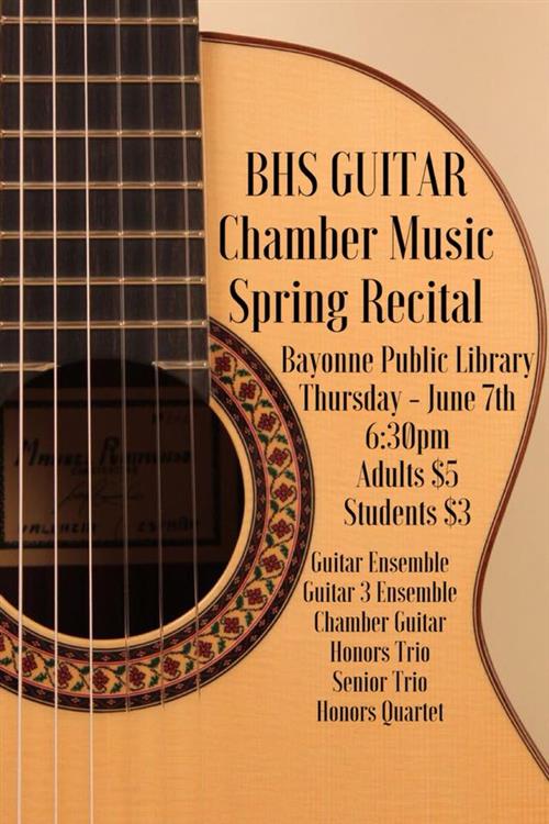 Spring Chamber Music Recital Poster 